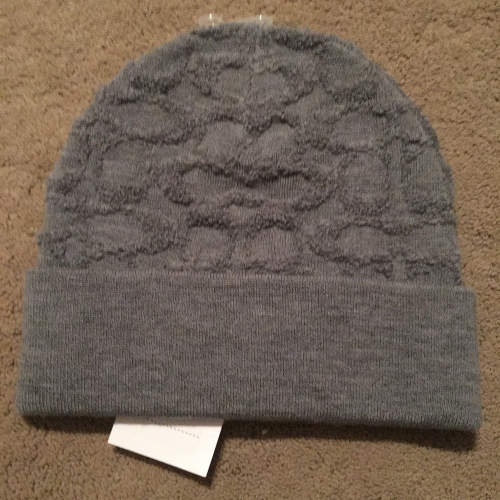 Coach Terry Logo Wool Beanie nwt - Picture 5 of 6